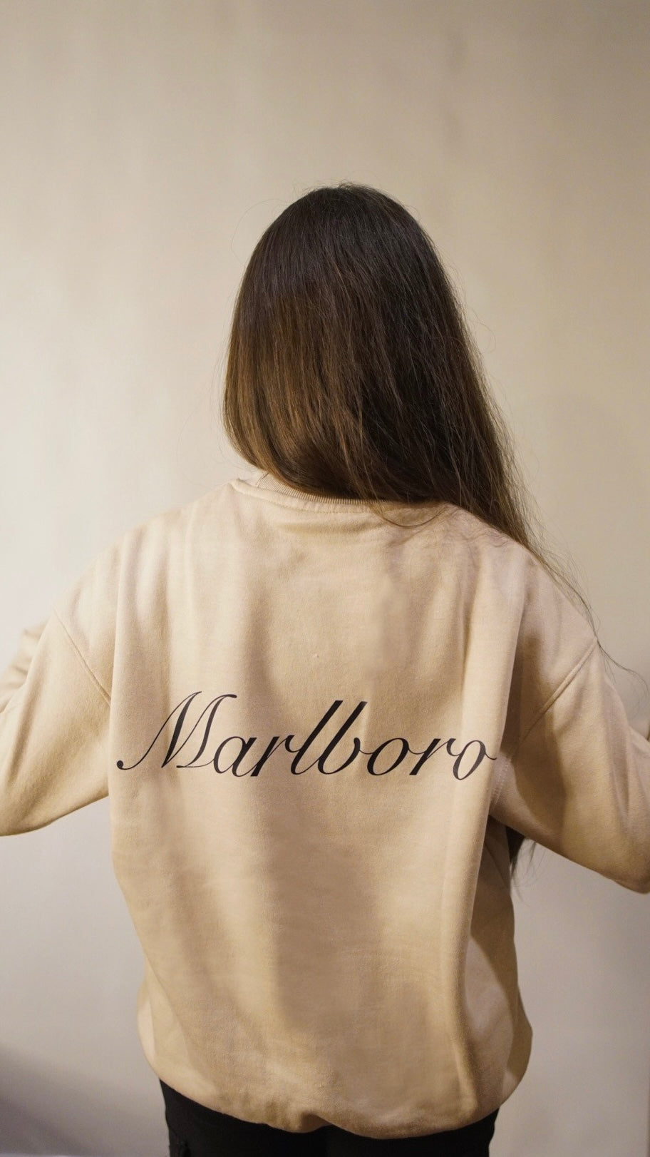 Marlboro Sweatshirt Beige